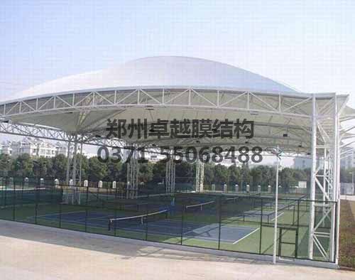 膜結構工程之網球場罩棚